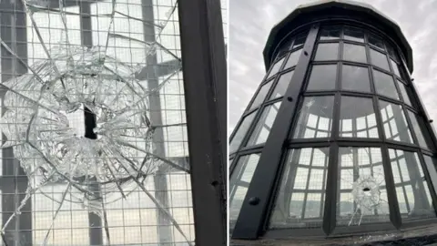 Whitehaven Habour Commissioners West pier lighthouse in Whitehaven