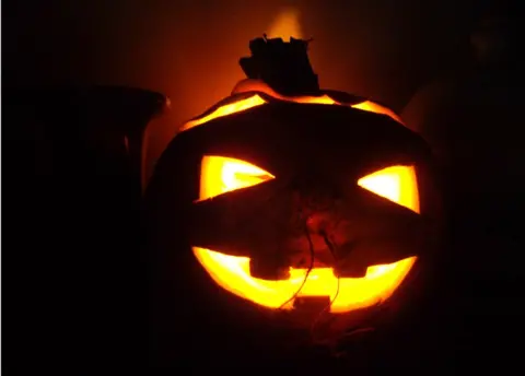 Doug Kennedy A turnip lantern