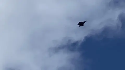 Jayne Westerman F-35 over Leeds