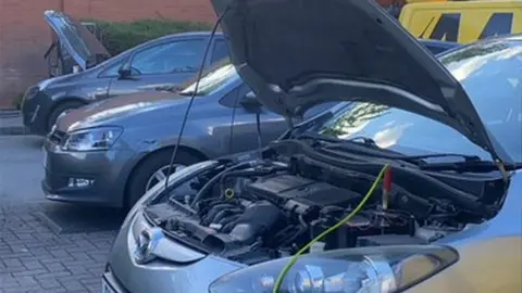 Alaa Hassan Cars stuck on the forecourt