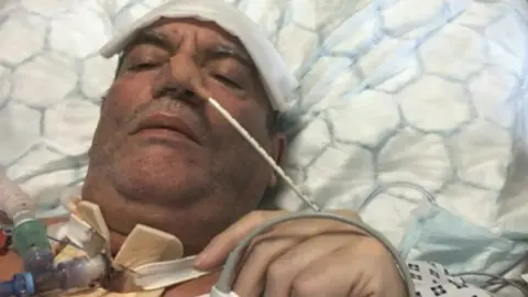 BBC Gary Brooks in hospital