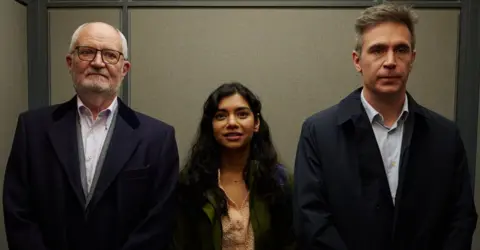 Rob Youngson Jim Broadbent, Hiftu Quasem and Jack Davenport