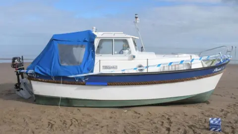 North Wales Police boat