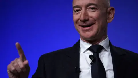 Getty Images Amazon founder and chief executive Jeff Bezos