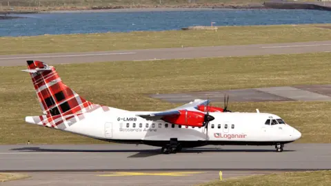 Loganair ATR42 plane