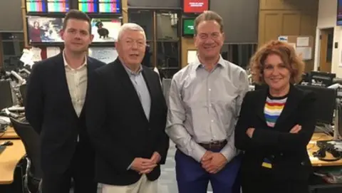 Matthew Goodwin, Alan Johsnon, Michael Portillo and Jan Ravens