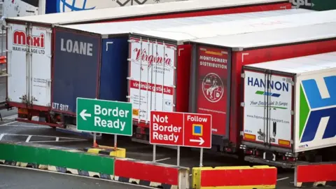 AFP Signage at Holyhead port in Anglesey