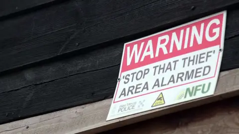 BBC Farm security sign