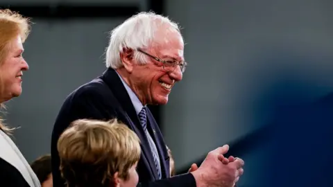 Hannah Long-Higgins Bernie Sanders night of New Hampshire win