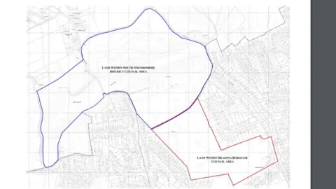 Reading Golf Club and Fairfax Map of the golf course