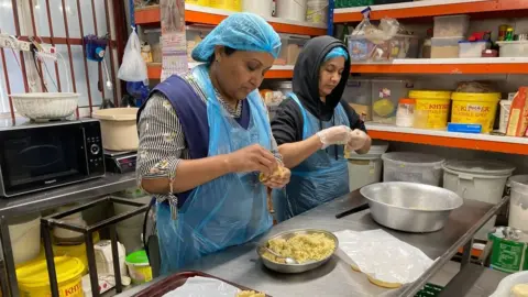 BBC Workers at Rangolee Sweet Centre