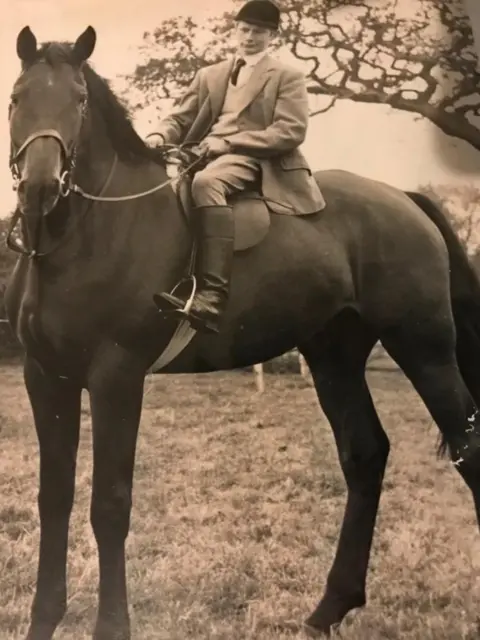 Gibbs family A man on a horse