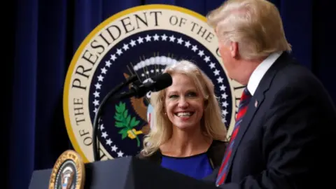 Reuters Kellyanne Conway and President Trump