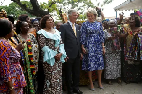 Reuters King Philippe with wife Mathilde in Democratic Republic of Congo