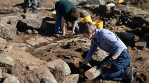 Cabrach Trust Archaeological dig at Blackmiddens