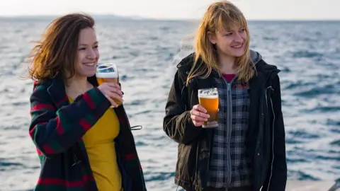 Brlog Brewery Brlog Brewery's Ana Teskera, left, and a colleague