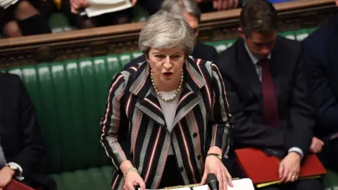 AFP Theresa May in Parliament