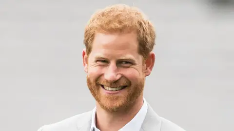 Getty Images Prince Harry smiling