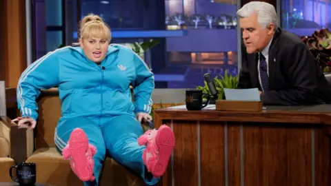 Getty Images Rebel Wilson on a late night TV show