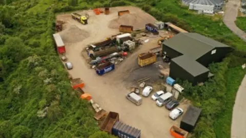 Hygreen Energy/LDRS Front view of existing site from east