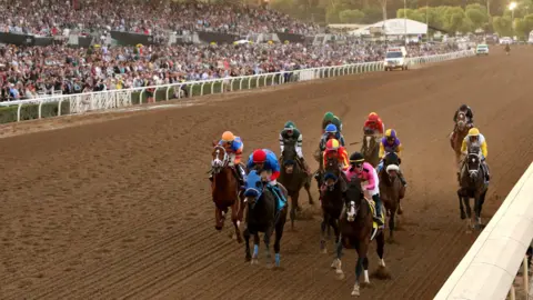 Breeders' Cup Classic race at Santa Anita