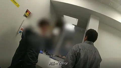 Metropolitan Police Ali Harbi Ali at Southend police station