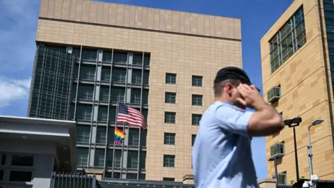 Getty Images US embassy in Moscow