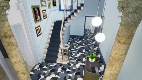 University of Lincoln Artist's impression of Barbican Creative Hub interior