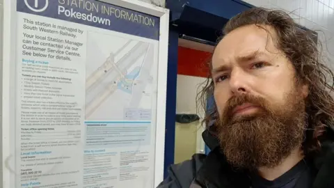 George Farquhar Councillor George Farquhar at Pokesdown Station