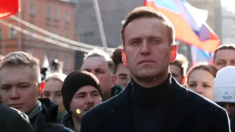 Reuters Alexei Navalny in Moscow, Feb 2020