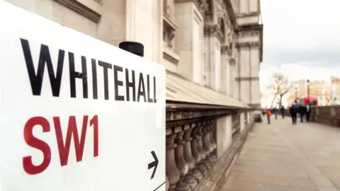 Getty Images Whitehall sign