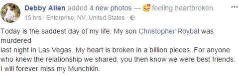 Debby Allen Debby Allen's post on Facebook