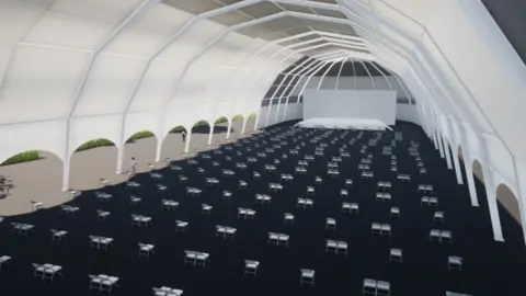 Edinburgh International Festival Temporary outdoor tent