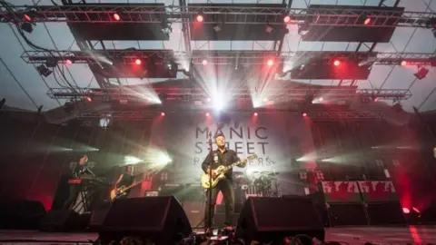 Llangollen International Eisteddfod Manic Street Preachers closing the event in 2017