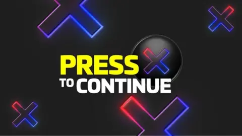 Press X to Continue logo