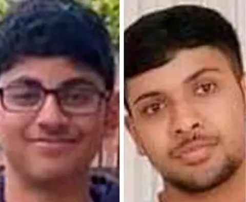 Handout photo Joseph Sebastian (left) and Reuven Simon