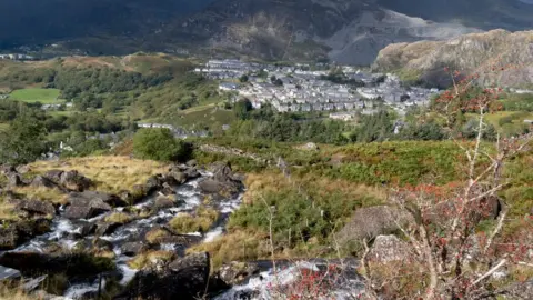 Getty Images Hills above Blaenau Ffestiniog