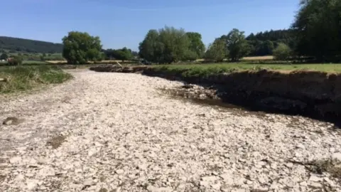 Environment Agency Dried-out river bed