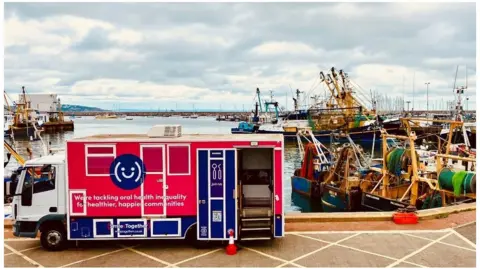 Department of Health A mobile dentist van in Cornwall