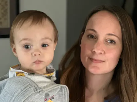 BBC Philippa Chapman and son Ambrose