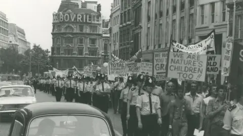 LSE Library Gay Pride rally London 1974