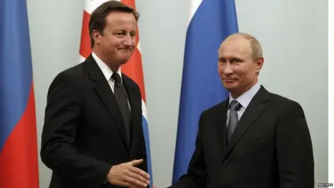 Reuters David Cameron and Vladimir Putin