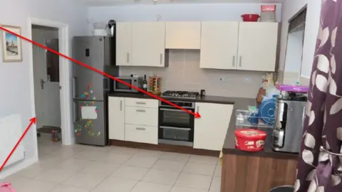 Wiltshire Police Kitchen of the Cilliers home