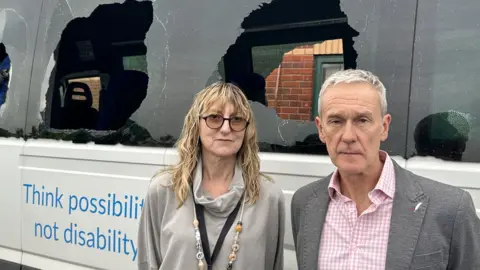 BBC Vans at the Myriad Centre