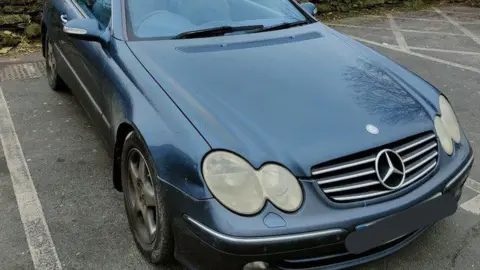 Devon and Cornwall Police Seized car