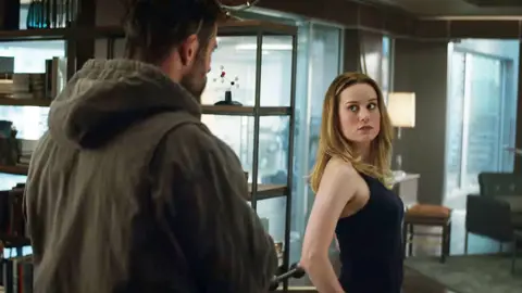 Disney Studios Thor and Captain Marvel