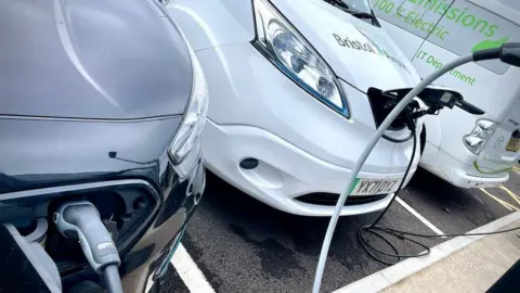 Getty Images EVs charging