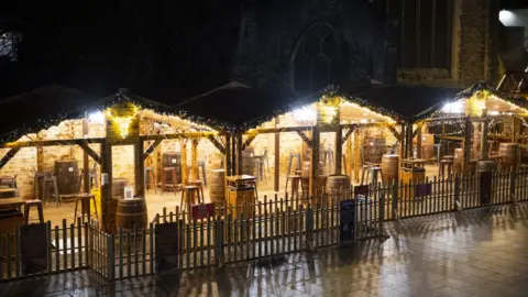 Matthew Horwood / Getty Images deserted city centre on Friday night