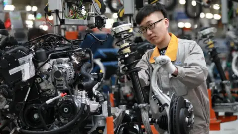 Getty Images China auto factory