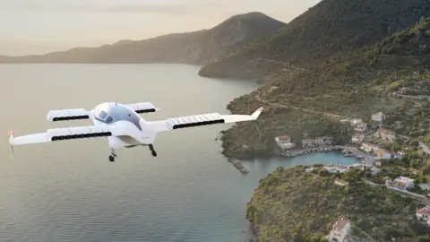 Lilium Artists impression of the Lilium Jet